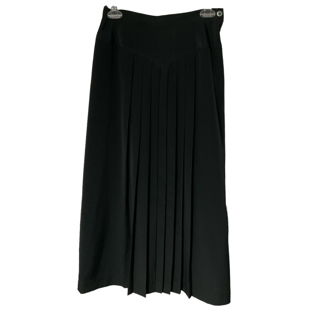 LIZ CLAIBORNE Vintage Straight‎ Midi Skirt with Pleats - Size 8